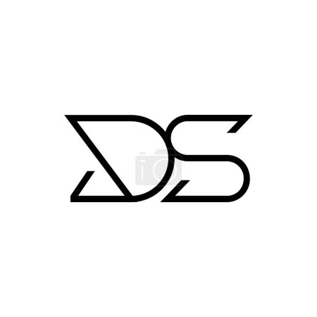 Minimal Letters DS Logo Design