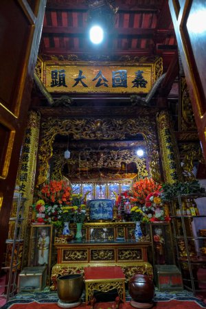 Foto de Can Cau, Vietnam - 17 de diciembre de 2022: Templo Bac Ha en la provincia de Lao Cai, Vietnam. - Imagen libre de derechos