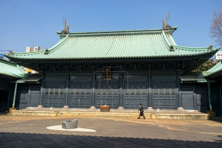 Photo for Tokyo, Japan - March 7, 2023: The Yushima Seido, is a Confucian temple in Yushima, Tokyo, Japan. - Royalty Free Image