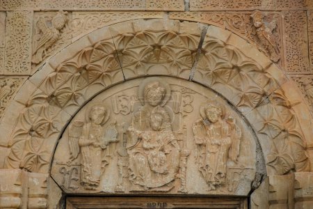 Téléchargez les photos : Areni, Arménie - 9 mai 2024 : Détail du monastère Noravank à Areni, Arménie. - en image libre de droit