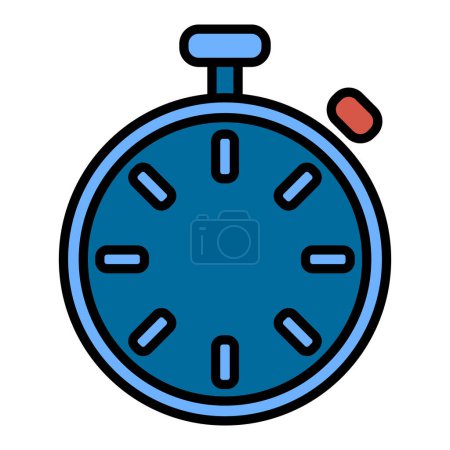 Illustration for Timer icon. Countdown timer symbol. Timer. Stopwatch. Modern icon in a flat design. Vector illustration isolated on white background. - Royalty Free Image