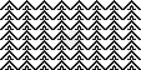 Ilustración de Fondo geométrico de píxeles. Fondo vectorial monocromo abstracto. - Imagen libre de derechos