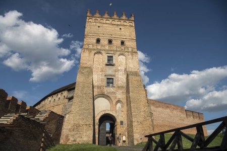 Historische Burg Lutsk, auch bekannt als Burg Liubart in Lutsk, Ukraine, 8. Juli 2023. Hochwertiges Foto
