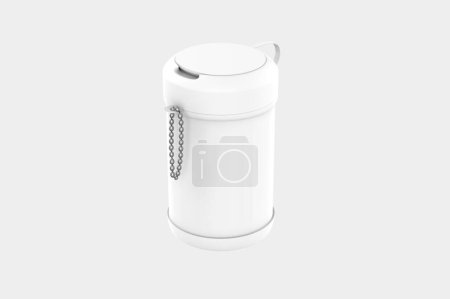 Photo for Matte Wipes Tube Mockup Isolated On White Background - Royalty Free Image