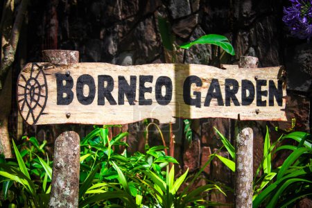 Photo for Kundasang, Sabha, Malaysia - February 22, 2023: Borneo Garden in Kundasang War Memorial. It is a memorial park dedicated to Australian and British pow who perished at hands of Japanese army - Royalty Free Image