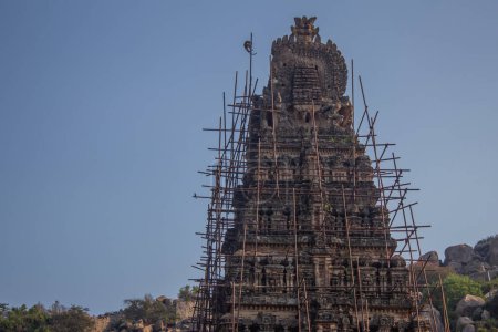 Gingee Venkataramana Temple in the Gingee Fort complex, Villupuram district, Tamil Nadu, India.