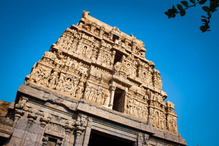 Foto de Templo de Gingee Venkataramana en el complejo Gingee Fort, distrito de Villupuram, Tamil Nadu, India. - Imagen libre de derechos