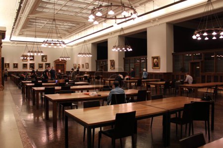 Téléchargez les photos : Salle Edna Barnes Salomon, à l'intérieur de la bibliothèque publique de New York - Édifice Stephen A. Schwarzman, New York, NY, États-Unis - 5 juin 2022 - en image libre de droit