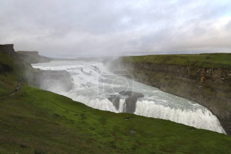 Photo for Gullfoss Waterfalls in the Southern Region of Iceland - Royalty Free Image