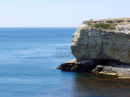Foto de Cabo Atlesh en Crimea. Ucrania. Mar Negro. - Imagen libre de derechos
