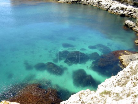 Foto de Cabo Atlesh en Crimea. Ucrania. Mar Negro. - Imagen libre de derechos