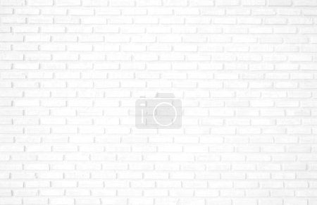 Photo for White brick brick wall texture background - Royalty Free Image