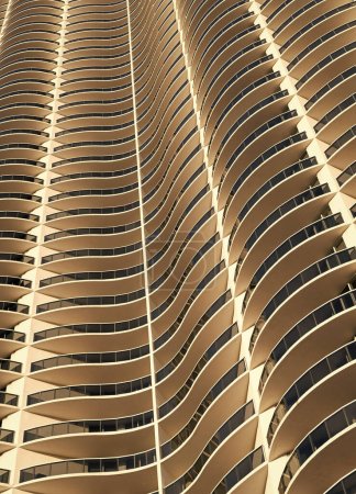 detailed curved wavy building background. skyscraper modern city. city designing. perspective view. modern building architecture. abstract background. geometric architecture. geometric building.