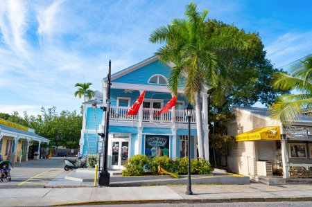 Photo for Key West, Florida USA - December 26, 2015: ron jon surf shop storefront. - Royalty Free Image