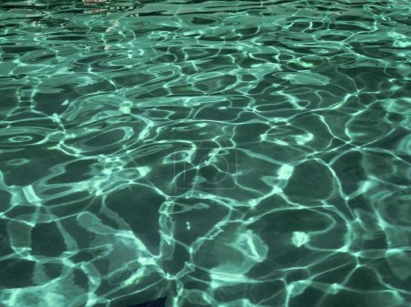 Photo for Pool water background. pool water background in summer. pool water background tuquoise color. photo of pool water background. - Royalty Free Image