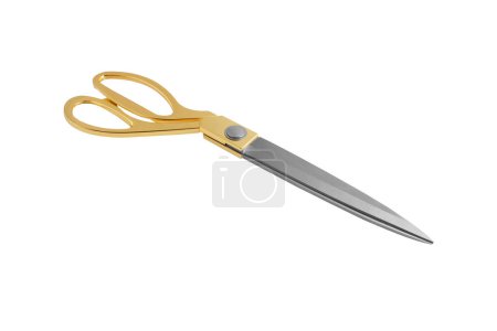 Photo for Large tailor's scissors. isolated on white background - Royalty Free Image