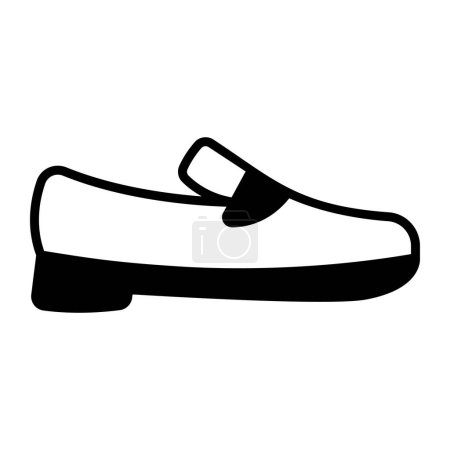 Ilustración de A trendy vector icon design of shoe, beauty and fashion - Imagen libre de derechos