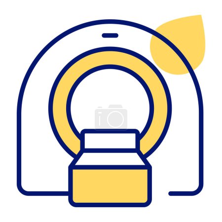 Have a look this beautiful vector of ct scanner, editable icon