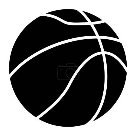 Illustration for Download this premium vector icon of basketball, customizable vector - Royalty Free Image