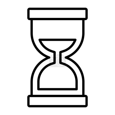 Illustration for Vector icon of hourglass in trendy style - Royalty Free Image