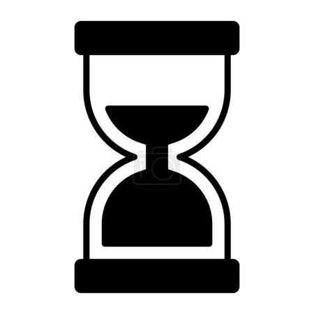 Illustration for Vector icon of hourglass in trendy style - Royalty Free Image