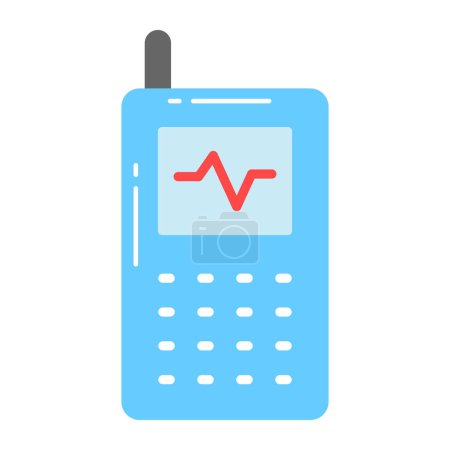 Ilustración de Diseño de icono de teléfono inalámbrico, vector de dispositivo de telecomunicación electrónica - Imagen libre de derechos