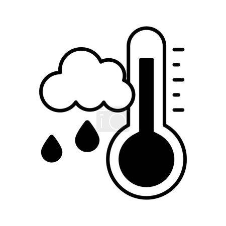 Illustration for Beautiful designed vector of weather icon in modern style, easy to use icon - Royalty Free Image
