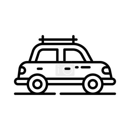 Téléchargez les illustrations : Attrapez cette icône soigneusement conçue de la voiture dans un style moderne, icône prête à l'emploi - en licence libre de droit
