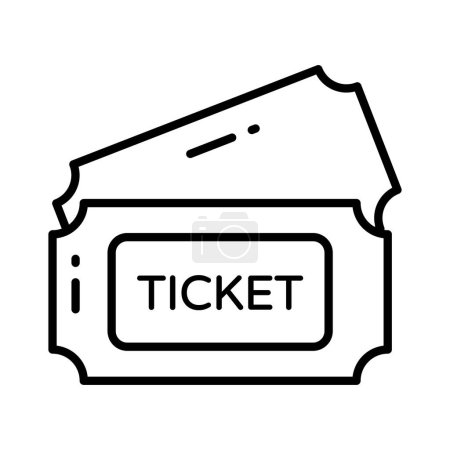 Check this beautifully designed vector of tickets in modern style