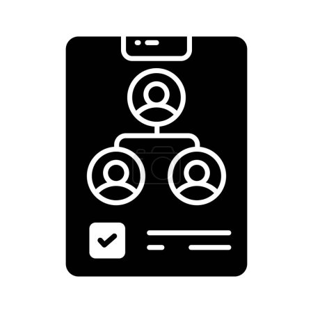 Ilustración de Compruebe este icono bellamente diseñado de equipo aprobado en estilo de moda, diseño de vectores de estructura de equipo - Imagen libre de derechos