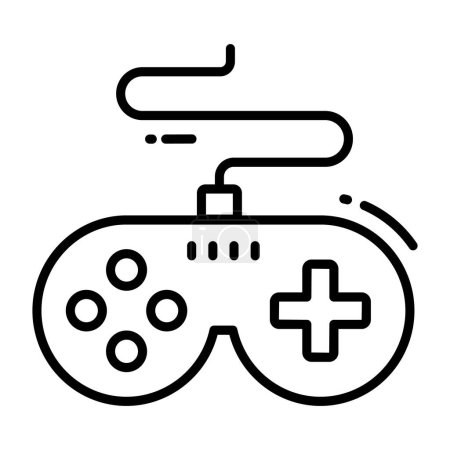 Illustration for Grab this beautiful vector of gamepad, video game controller equipment. - Royalty Free Image