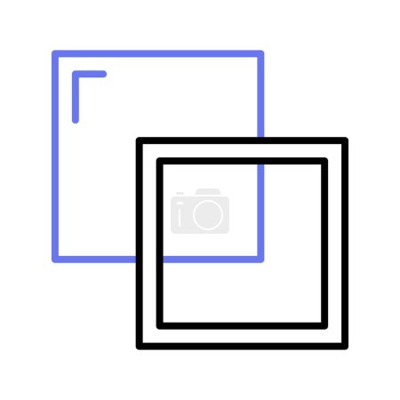 Illustration for Arrangement things on layers, layers stacked on top of each other, layers vector design - Royalty Free Image