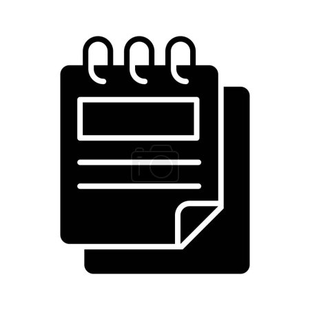 Ilustración de A design of Drafting pad, visually appealing vector of notepad in trendy style - Imagen libre de derechos