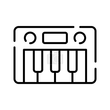 Téléchargez les illustrations : Retrouvez ce magnifique vecteur de piano, instrument de musique - en licence libre de droit