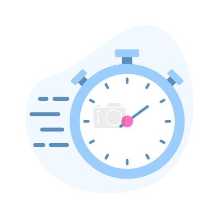 Grab this amazing icon of stopwatch in trendy design style