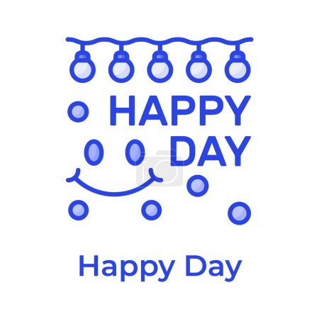 Have a look at this beautiful happy day icon design, up for premium use