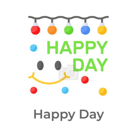 Have a look at this beautiful happy day icon design, up for premium use