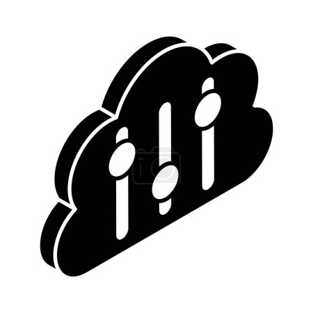 Jetez un oeil à cette icône étonnante de réglage du nuage, ajustement du nuage, préférences nuage