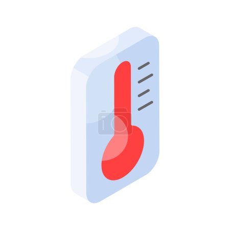 Thermometer im modernen Stil, Temperaturmessgerät