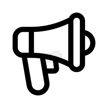 Illustration for Grab this beautifully designed icon of megaphone in editable style, a customizable vector of loudspeaker - Royalty Free Image