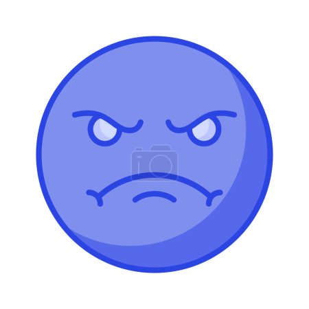 Echa un vistazo a este increíble icono de emoji enojado, vector premium