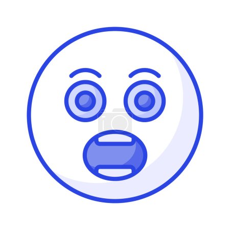 Oh My God expression emoji vecteur design, vecteur modifiable