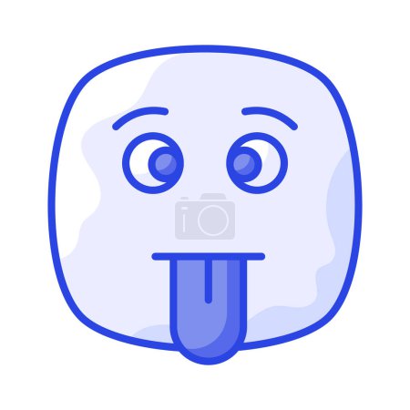 Visually perfect dumb emoji icon design, easy to use and download