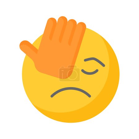 Obtener este icono increíble de emoji facepalm, expresiones tristes emoji