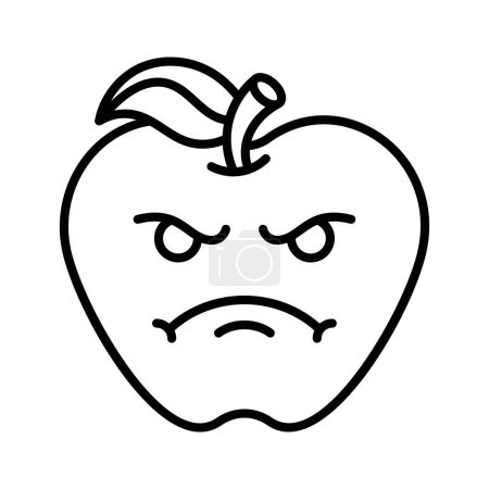 Téléchargez les illustrations : Jetez un oeil à cette icône étonnante d'emoji en colère, vecteur premium - en licence libre de droit