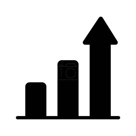 Grab this carefully crafted icon of growth chart, business analysis vector