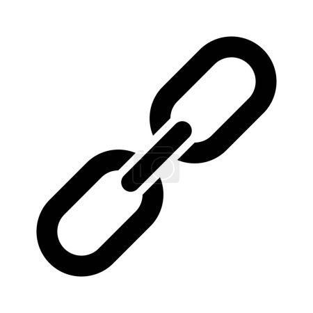 Visually perfect icon of chain link, well designed vector of link