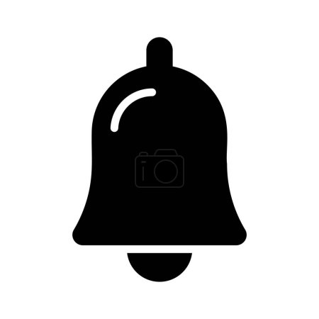Optisch perfektes Benachrichtigungsglockenvektordesign, klingelndes Glockensymbol