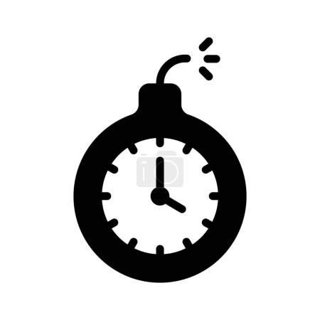 Deadline, Timebomb, begrenzte Zeit bieten Icon Design
