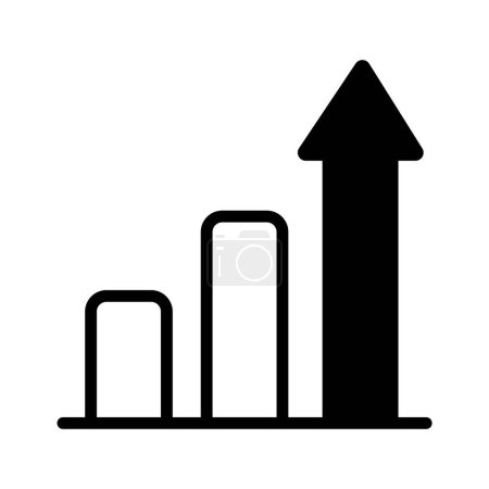 Coge este icono cuidadosamente elaborado de la carta de crecimiento, vector de análisis de negocios